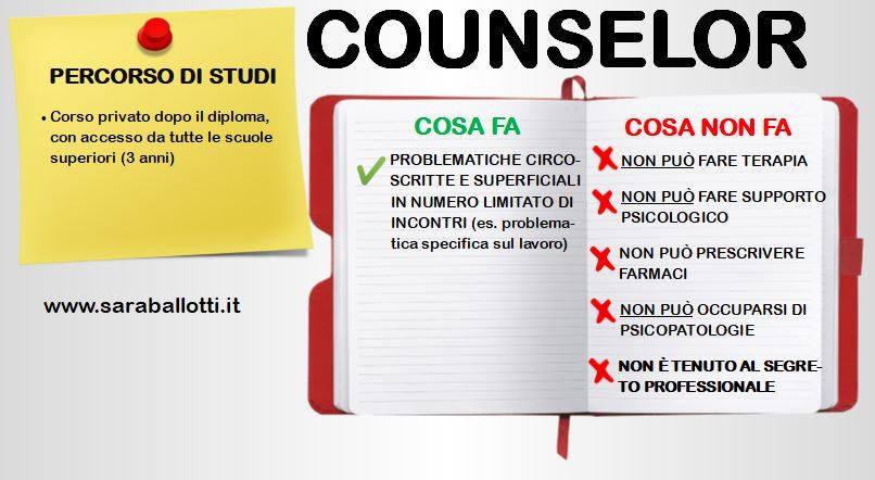 chi è il counselor